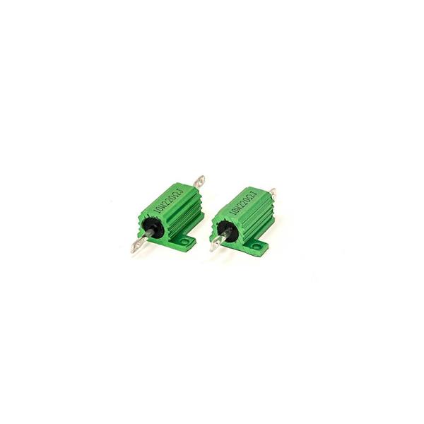 Pair of 220Ohm 10W resistors without plug