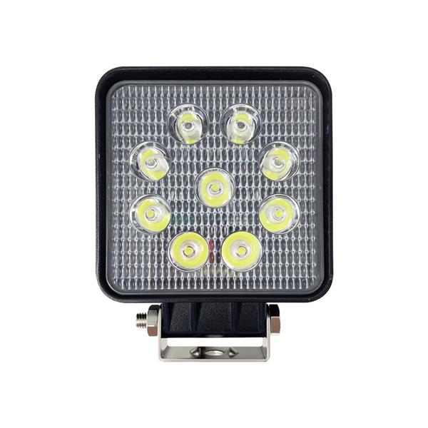 FARO A LED DA LAVORO QUADRATO 105mm 27W 10-30V