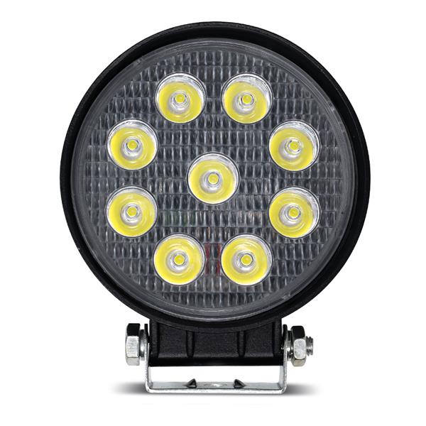 FARO A LED DA LAVORO TONDO 110mm P55mm 27W 10-30V