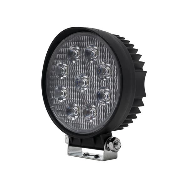 FARO A LED DA LAVORO TONDO DIAM 114MM P55mm 27W 9-48V