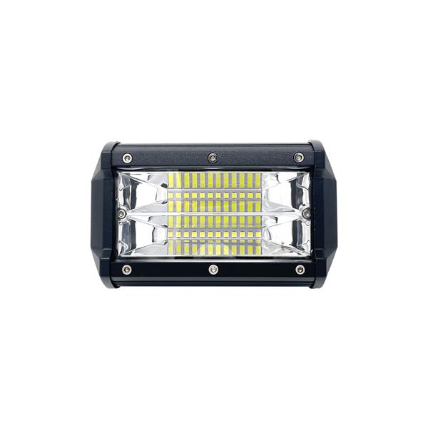 BARRA A LED DA LAVORO 130*75*60mm 72W 10-30V 5400-Lumen 6000k