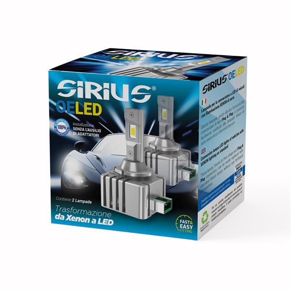 KIT HEADLIGHT LED SIRIUS D1S - D1R 6000K SERIE OELED