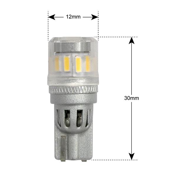 LAMPADE LED SERIE POWER W5W 12V (T10) colore BIANCO