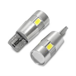 LAMPADE LED SERIE POWER W5W 12-14.5Vcon led 5630 e lenticolare