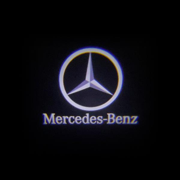 Mercedes-Benz courtesy/puddle LED light with logo