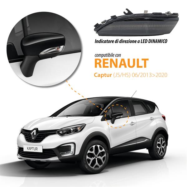 Frecce Dinamiche LED Retrovisore Renault Clio 4/Captur