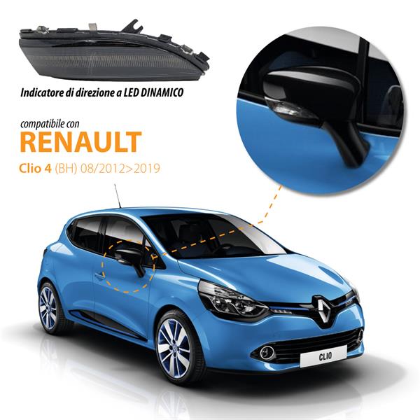 Frecce Dinamiche LED Retrovisore Renault Clio 4/Captur