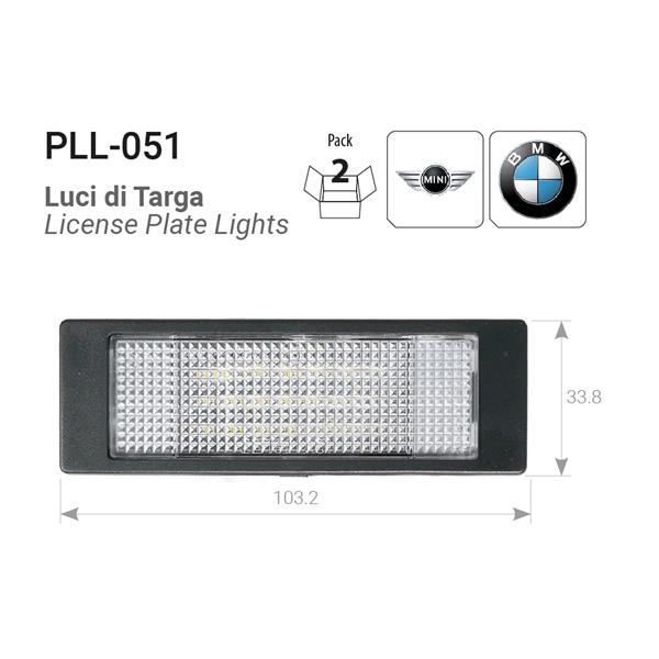 Plafoniere luce targa a LED BMW Serie 1/6-Z4 OEM 63267165735