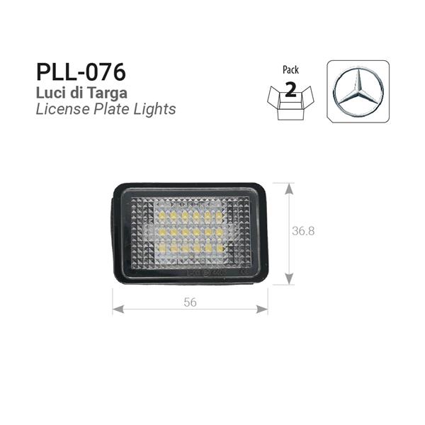 Plafoniere luce targa LED per Mercedes GLK (X204)