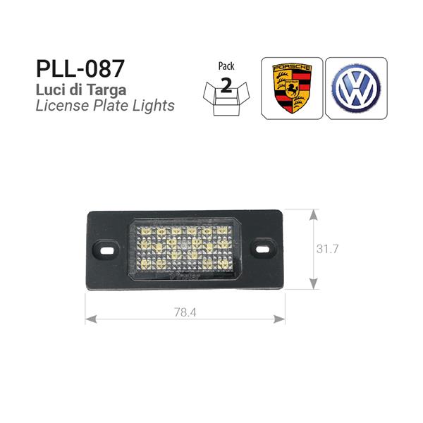 Plafoniere luce targa LED Porsche Cayenne S - VW Touareg