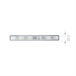 Luci diurne montaggio universale 12V - Slim style